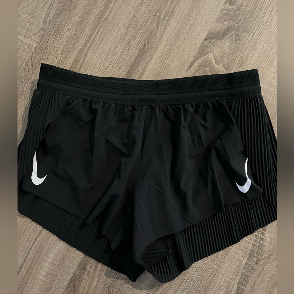 Nike shorts pleated back